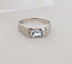 Zonder minimumprijs - Ring - 8 karaat Witgoud - Topaas &, Nieuw