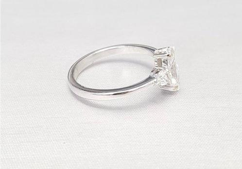 Ring - 14 karaat Witgoud Diamant (Natuurlijk) - Diamant -, Sieraden, Tassen en Uiterlijk, Ringen