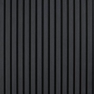 Akoestisch wandpaneel - zwart eiken - 280x60 cm beschikbaar voor biedingen