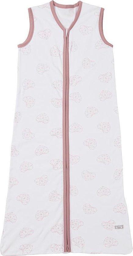 Meyco Geometric heart babyslaapzak - 90 cm - roze, Huis en Inrichting, Slaapkamer | Matrassen en Bedbodems, Verzenden