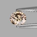 1 pcs Diamant (Natuurlijk gekleurd) - 0.52 ct - Rond - Fancy, Nieuw