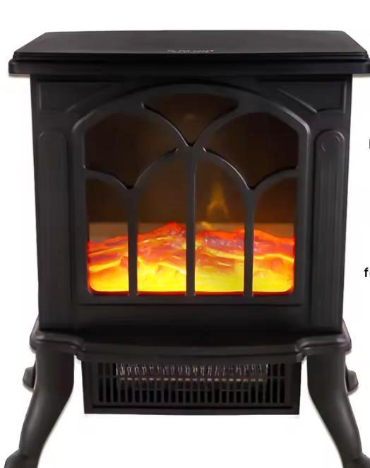 Elektrische haard 1800W met 3D vlam en verwarming, Huis en Inrichting, Haarden, Nieuw, Verzenden