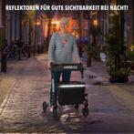 Arebos Lichtgewicht rollator van aluminium, 6-voudig in hoog, Caravans en Kamperen, Verzenden, Nieuw
