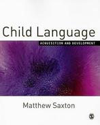 Child Language 9781412902328, Verzenden, Zo goed als nieuw