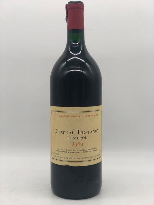 1 x 1,5ltr Chateau Trotanoy Pomerol 1989 (Magnum) (Bordeaux), Verzamelen, Wijnen, Frankrijk, Rode wijn, Nieuw, Ophalen of Verzenden