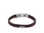 Fossil JF04702040 Heren Armband - Bruin, Sieraden, Tassen en Uiterlijk, Armbanden, Verzenden, Nieuw