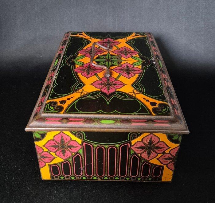 Koektrommel - Blik - Art Deco trommel, Antiek en Kunst, Curiosa en Brocante