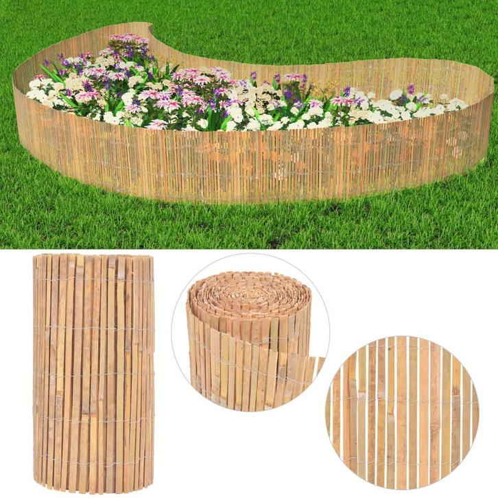 vidaXL Scherm 1000x50 cm bamboe, Tuin en Terras, Schuttingen, Nieuw, Hout, Minder dan 1 meter, Verzenden