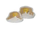 ROSEWOOD KONIJNENTOILET HOEK MEDIUM CREME 31X22X15 CM, Verzenden, Nieuw