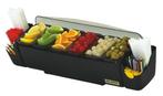 Bar Dispenser + Rietjeshouder | 6 bakjes | 3,3L, Verzenden