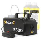 BeamZ S500 kunststof rookmachine met 2 liter rookvloeistof -, Nieuw, Rookmachine, Verzenden