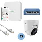 Ajax Systems Kit 2x Turret, NVR en bekabeling, Ophalen of Verzenden, Nieuw
