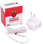 Raspberry Pi 4 voeding - USB-C, 5.1V, 3A - EU Plug - Wit, Hobby en Vrije tijd, Elektronica-componenten, Nieuw, Verzenden