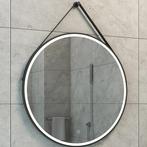 LED Spiegel Ø80cm | 24W | Mat Zwart | Dimbaar & Verwarmd, Ophalen of Verzenden, Nieuw