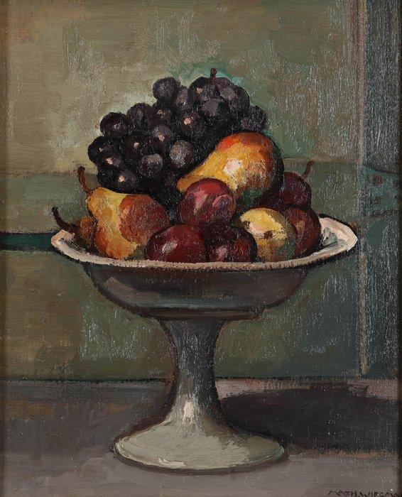 Matthieu Wiegman (1886-1971) - Stilleven van fruitschaal, Antiek en Kunst, Kunst | Schilderijen | Klassiek