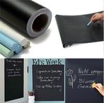 Krijtbord bord sticker muursticker deur krijt 45x100CM *ZWAR, Verzenden, Nieuw
