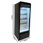 ( Bier )  (Dranken) Koelkast 240L verlichting glasdeur, Gebruikt, Koelen en Vriezen
