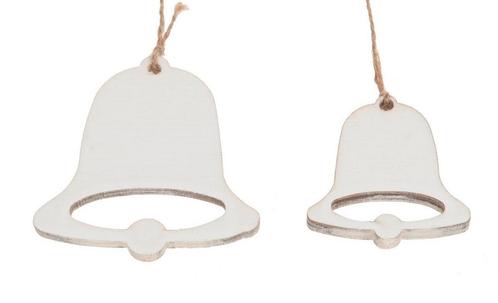 Houten kerstklok kerstbel 5-7 cm. 8 stuks Houten kerstklok, Hobby en Vrije tijd, Knutselen, Nieuw, Ophalen of Verzenden
