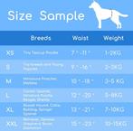 Hondenluier - S - 22-40 cm Middelomtrek - 12 stuks - Nobleza, Verzenden, Zo goed als nieuw