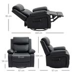 TRUUSK Massagestoel Met 8 Vibratiekoppen, Relaxstoel, Verste, Verzenden, Nieuw
