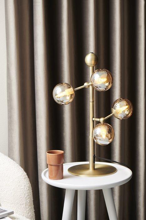 Emanuele Patton - Tafellamp - Atom Tafellamp Messing - Glas,, Antiek en Kunst, Antiek | Lampen