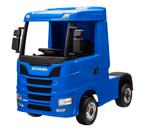 SCANIA 500R series truck blauw, EVA, BT, RC, 4WD, FM, 2x12V., Kinderen en Baby's, Speelgoed | Speelgoedvoertuigen, Ophalen of Verzenden