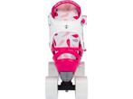 Nijdam Rolschaatsen Verstelbaar - Feather Drops - Roze -, Verzenden, Nieuw