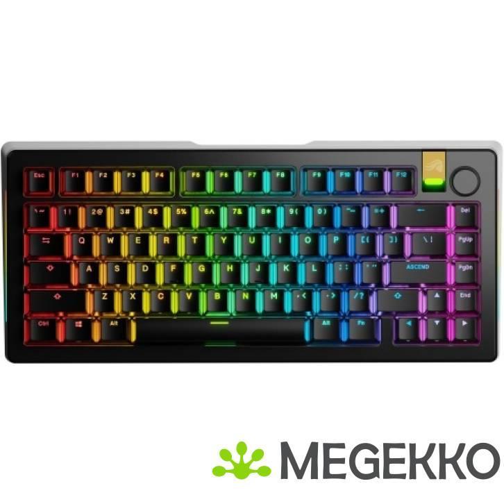 Glorious GMMK 3 PRO Hall Effect 75% Prebuilt Draadloos Zwart, Computers en Software, Toetsenborden, Nieuw, Verzenden