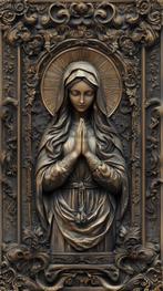 Artxlife - Bronze Madonna Bas Relief [XXL], Antiek en Kunst, Antiek | Boeken en Bijbels