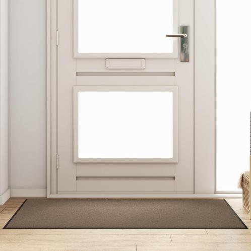 vidaXL Deurmat rechthoekig 90x150 cm beige, Tuin en Terras, Deurmatten, Nieuw, Verzenden