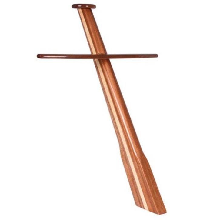 Siermast Mahonie en Essenhout, Watersport en Boten, Bootonderdelen, Nieuw, Zeilboot of Motorboot, Ophalen of Verzenden