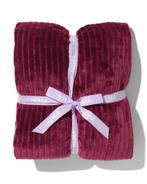 HEMA Plaid sherpa bordeaux 130x150 van €19.99 voor €8 sale, Verzenden, Nieuw