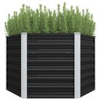 Gegalvaniseerde Plantenbak 129x129cm: Tweedekansje voor j..., 100 cm of meer, Nieuw, Ophalen of Verzenden, Metaal