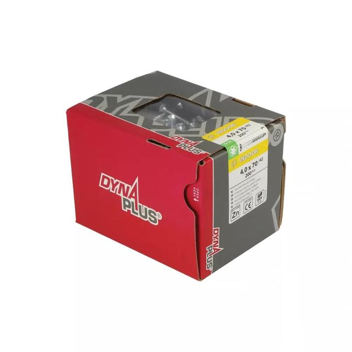 Dynaplus unischroef 4.0x70 verzinkt TX20 (200), Doe-het-zelf en Verbouw, Overige Doe-het-zelf en Verbouw, Nieuw, Verzenden