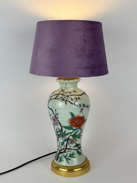Tafellamp - Porselein, Messing - Een chinoiserie-lamp, Antiek en Kunst, Curiosa en Brocante