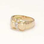 Ring - 14 karaat Geel goud Diamant (Natuurlijk), Sieraden, Tassen en Uiterlijk, Ringen, Nieuw