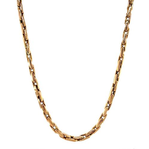 Gouden choker 45 cm 14 karaat, Sieraden, Tassen en Uiterlijk, Kettingen, Goud, Zo goed als nieuw, Goud, Verzenden