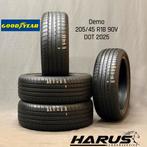 205/45/18 90V Goodyear zomerbanden demo 4X Gratis montage, Auto-onderdelen, Banden en Velgen, 18 inch, Gebruikt, Band(en), Personenwagen