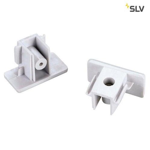 SLV 1-Fase-Rail eindkapjes wit 2 stuks, Huis en Inrichting, Lampen | Plafondlampen, Nieuw, Verzenden