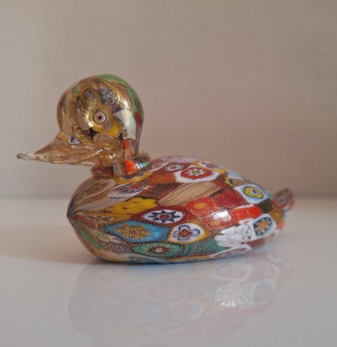 Murano - Figuur - Papera in vetro di Murano con Murrine, Antiek en Kunst, Antiek | Glas en Kristal