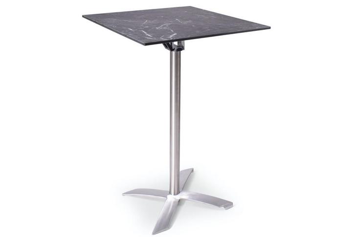 Statafel Helsinki | 70x70cm | opklapbaar, Tuin en Terras, Tuintafels, Nieuw, Kunststof, Vierkant, Ophalen of Verzenden