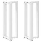 vidaXL Console tafelpoten 2 st T-vormig 25x28x(72-73) cm, Verzenden, Nieuw