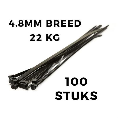 Kabelbinders 160x4,8 zak 100 stuks, Auto-onderdelen, Elektronica en Kabels, Nieuw, Ophalen of Verzenden