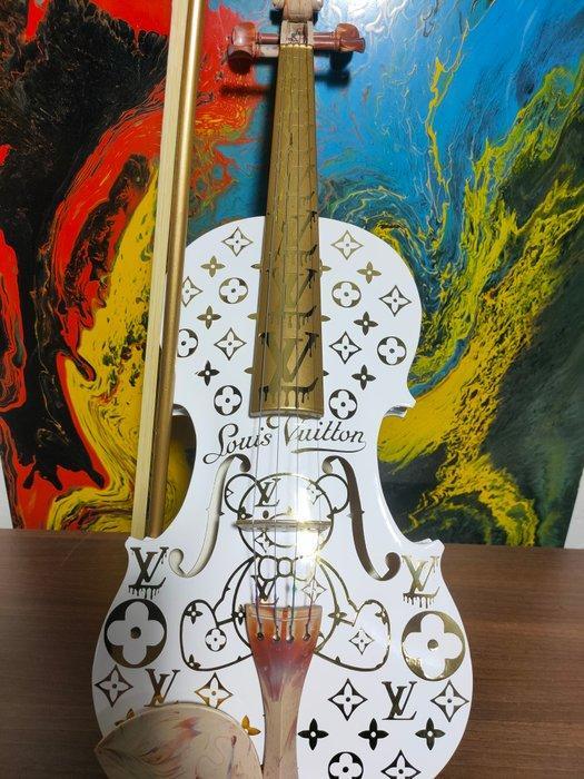 fp pop art - Violon Louis Vuitton Ourson..FPPOPART (60cm), Antiek en Kunst, Kunst | Designobjecten