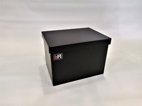 Kunststof PE accubak | Zwart met deksel | 2x Optima 4.2 accu, Auto-onderdelen, Accu's en Toebehoren, Ophalen of Verzenden