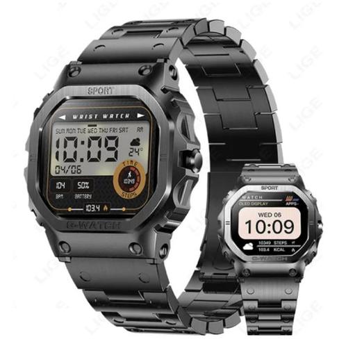 Smartwatch Gezondheid Monitor - Sport Health Tracker Horloge, Sieraden, Tassen en Uiterlijk, Smartwatches, Nieuw, Verzenden