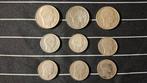 Frankrijk. Lot de 9 monnaies en argent (10 Francs et 20, Postzegels en Munten, Munten | Europa | Niet-Euromunten