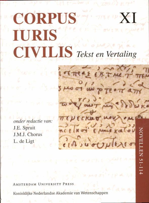 Corpus Iuris Civilis / Novellen 51 - 114 / Corpus Iuris, Boeken, Wetenschap, Zo goed als nieuw, Verzenden
