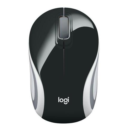 Logitech M187 Wireless Mini Mouse, Zwart, Computers en Software, Muizen, Verzenden