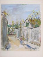 Maurice Utrillo (1883-1955) - Promenade, Montmartre, Antiek en Kunst
